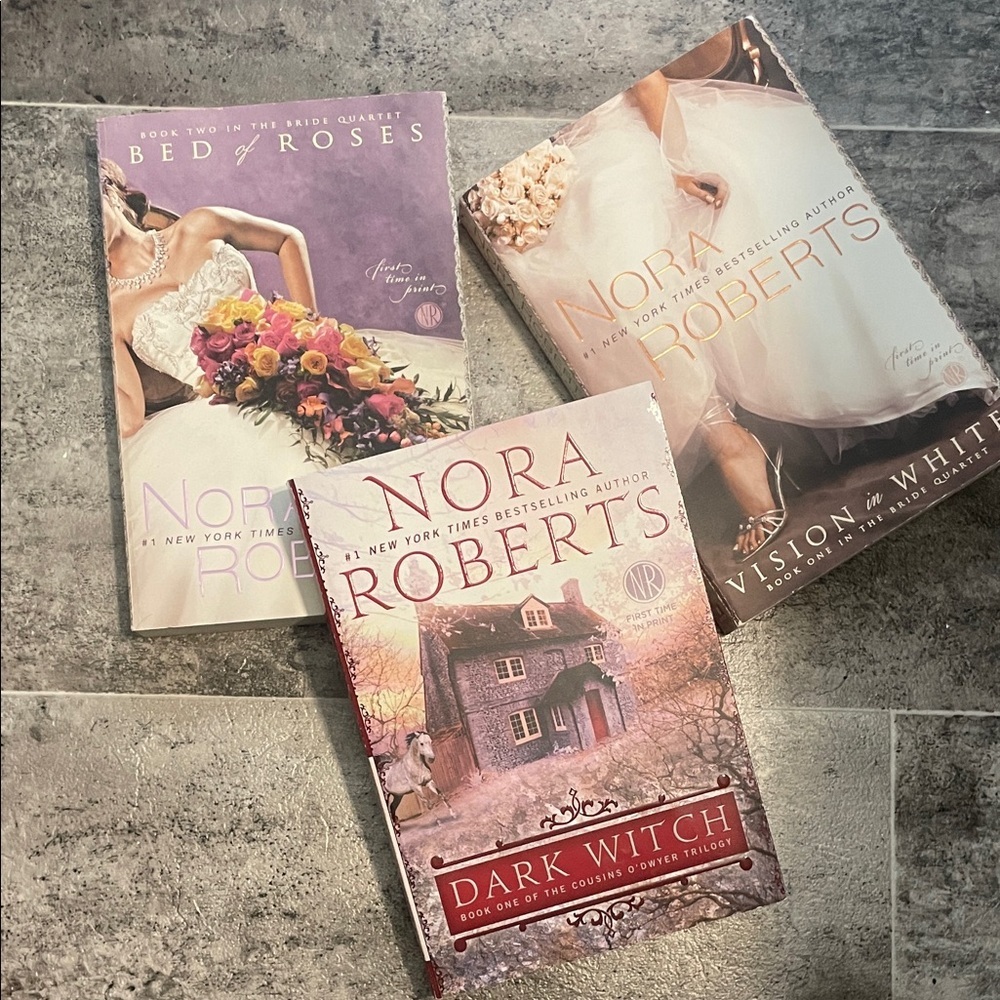 Nora Robert’s bestselling soft cover novels